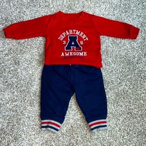 Two piece 3 month old boys outfit